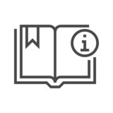 Book,With,Info,Sign,Thin,Line,Icon.,Flat,Icon,Isolated